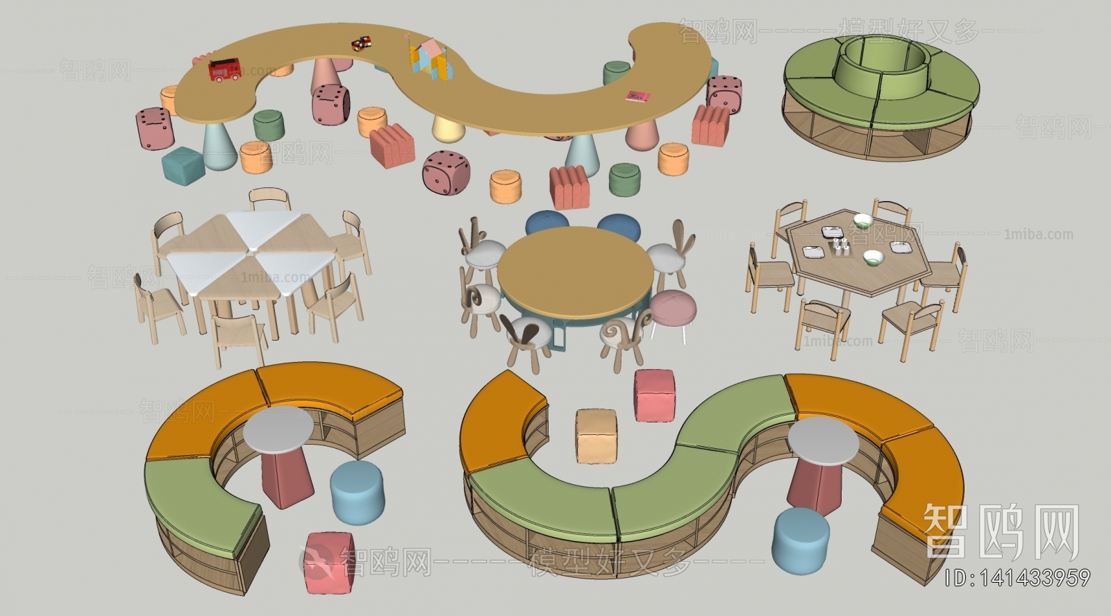 Modern Children's Table/chair