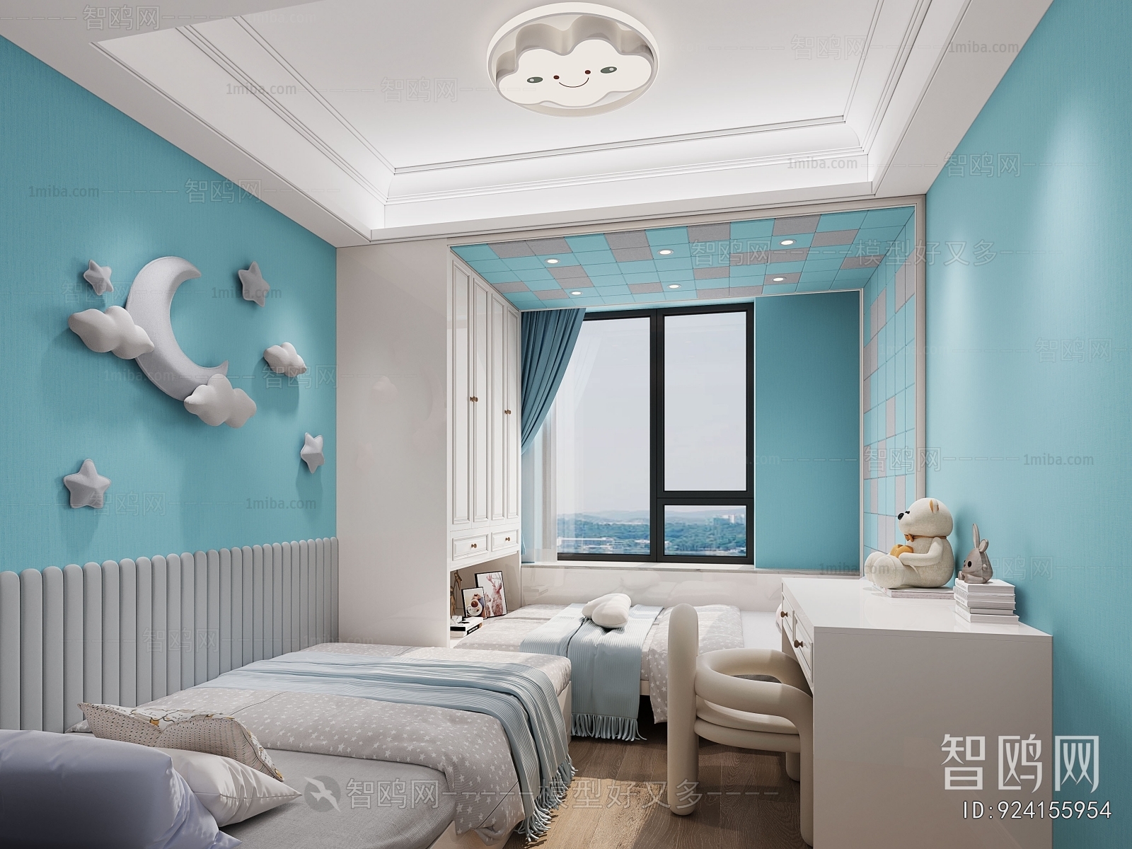 Modern Boy's Room And Son's Room