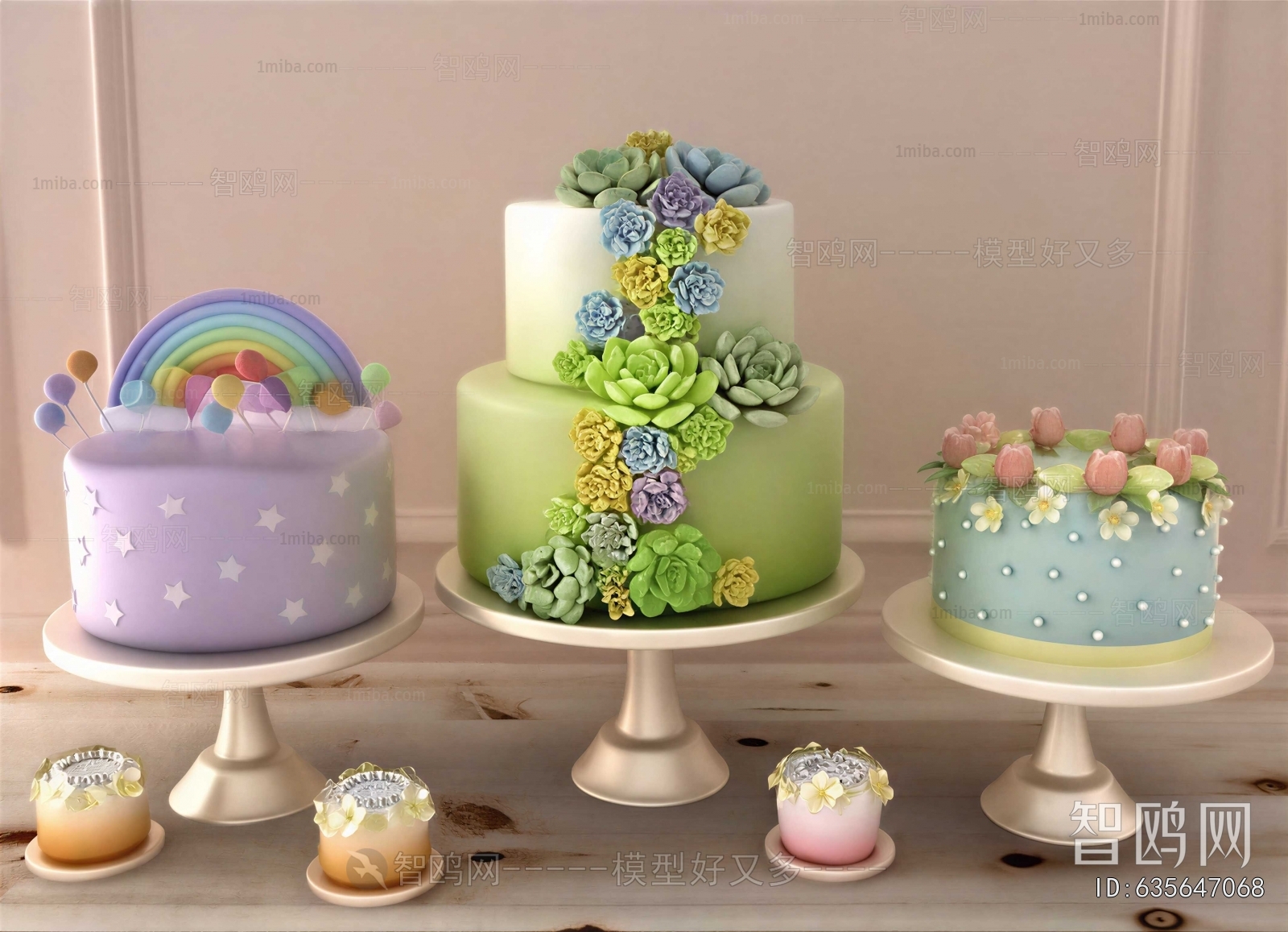 Modern Bread Cake