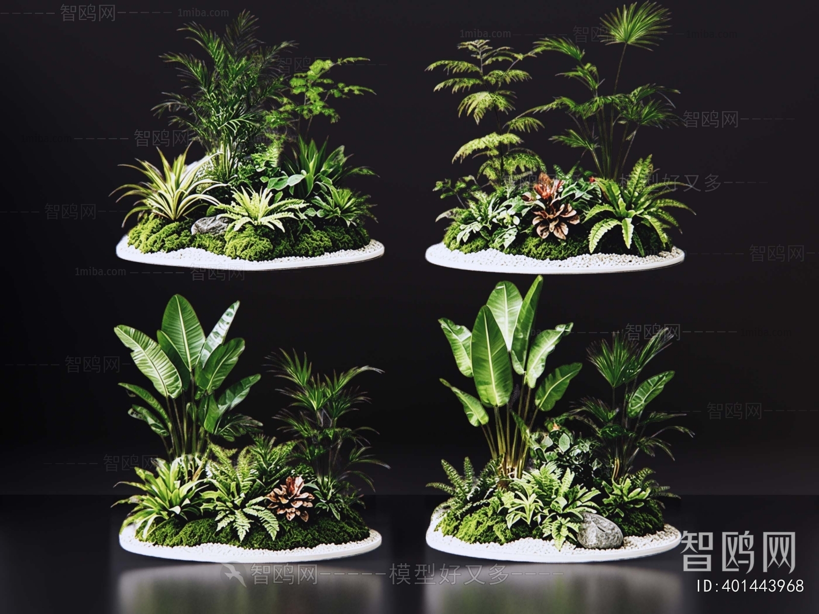 Modern Plant Pile