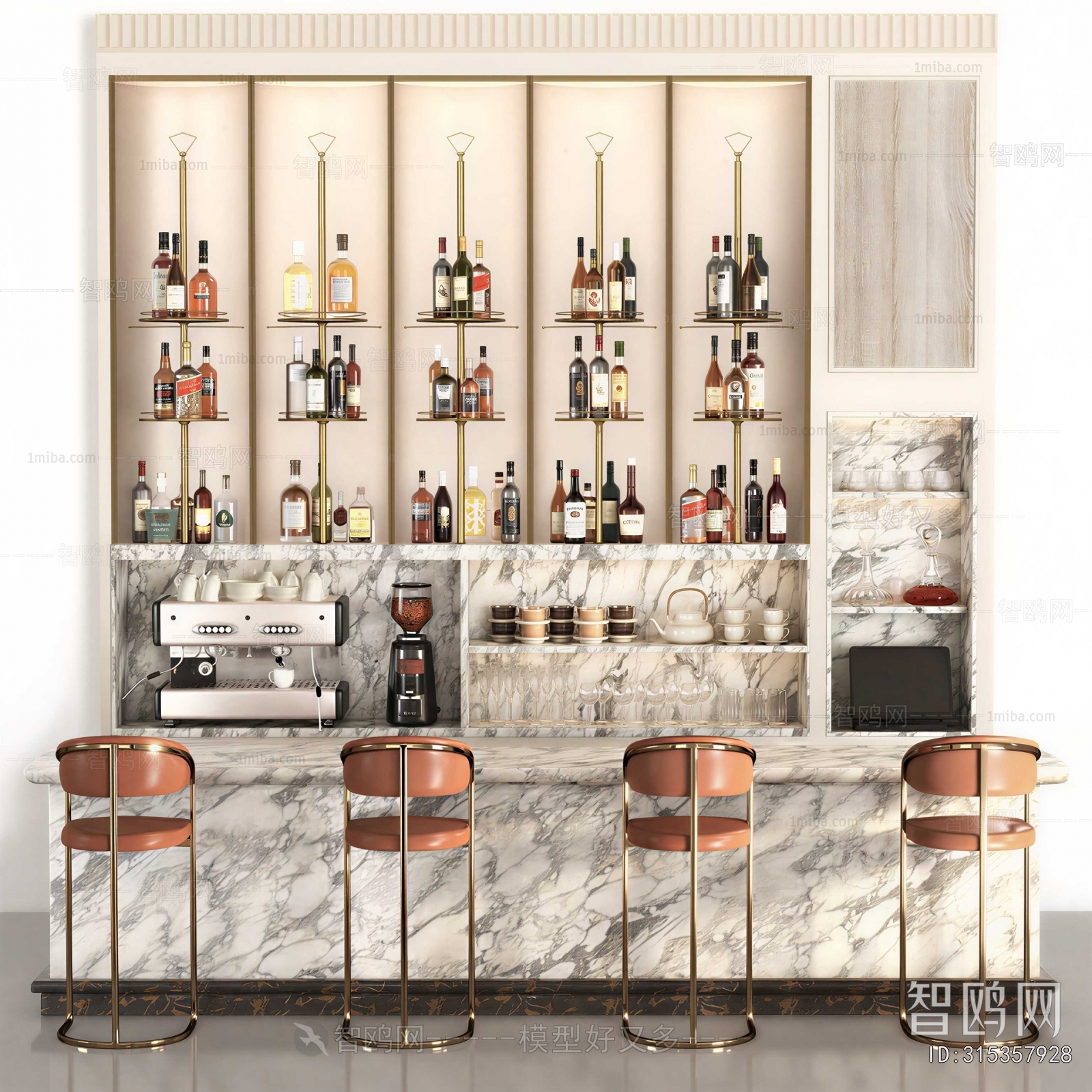 Modern Counter Bar