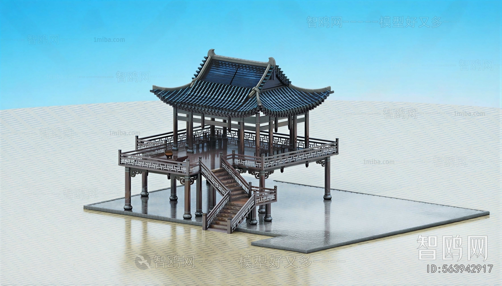 Chinese Style Ancient Architectural Buildings