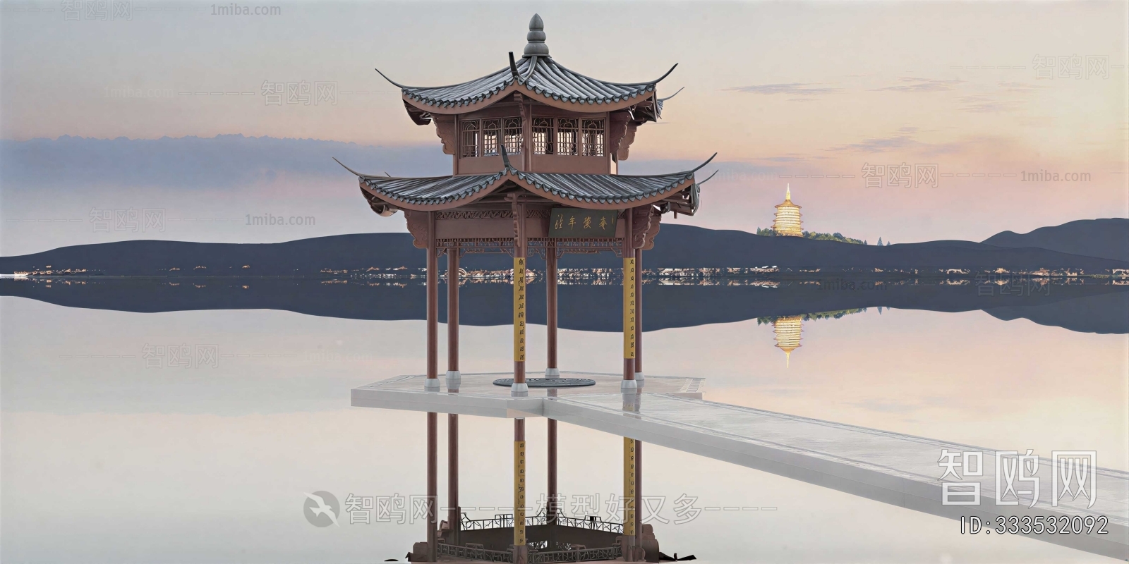 Chinese Style Ancient Architectural Buildings