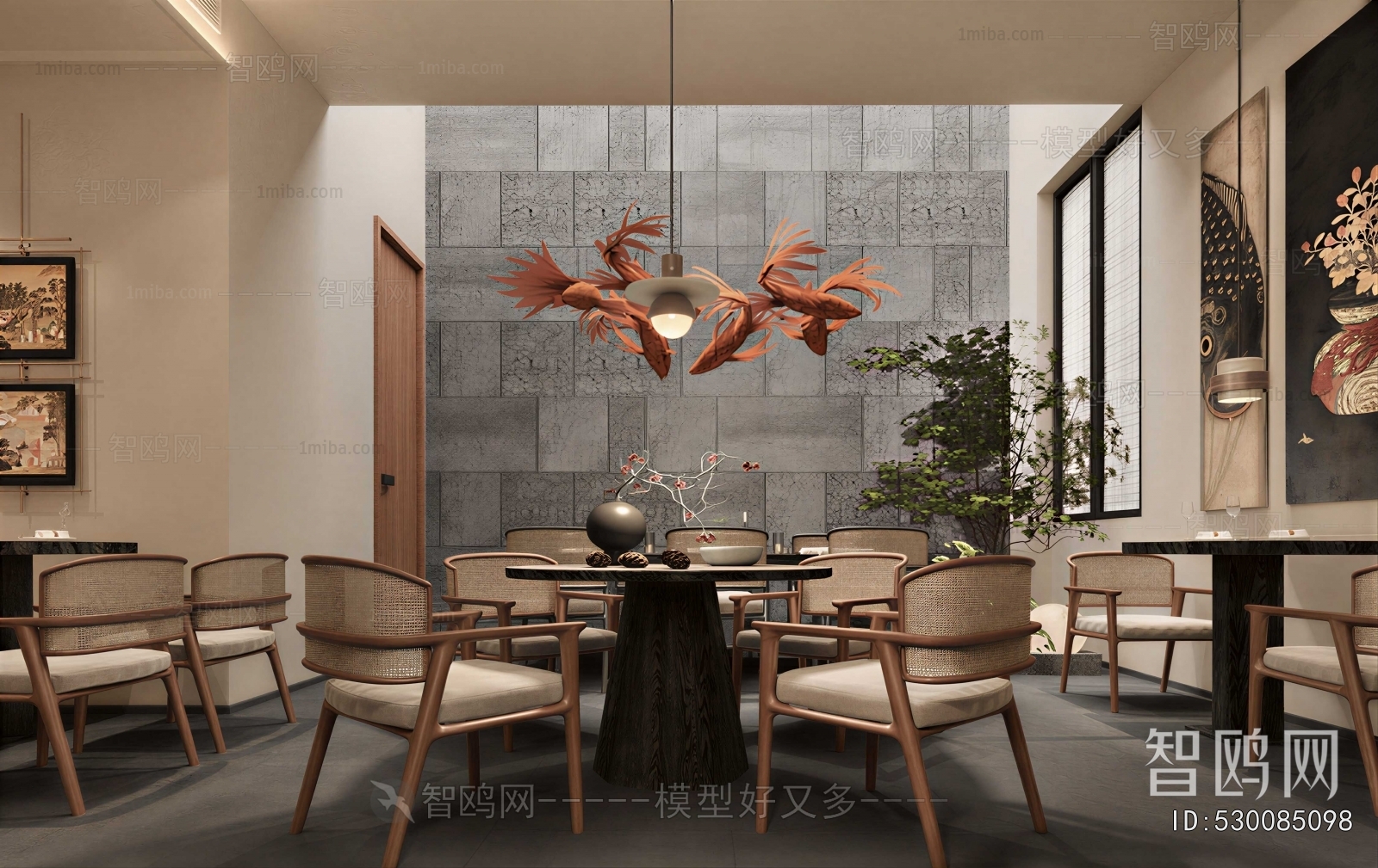 New Chinese Style Dining Room