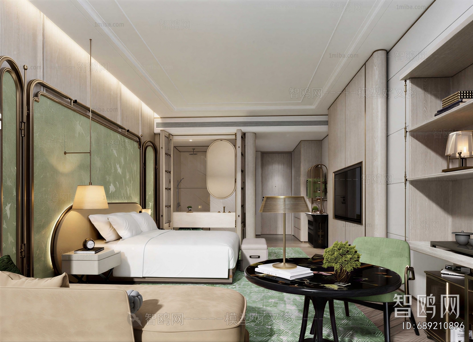 Modern Guest Room