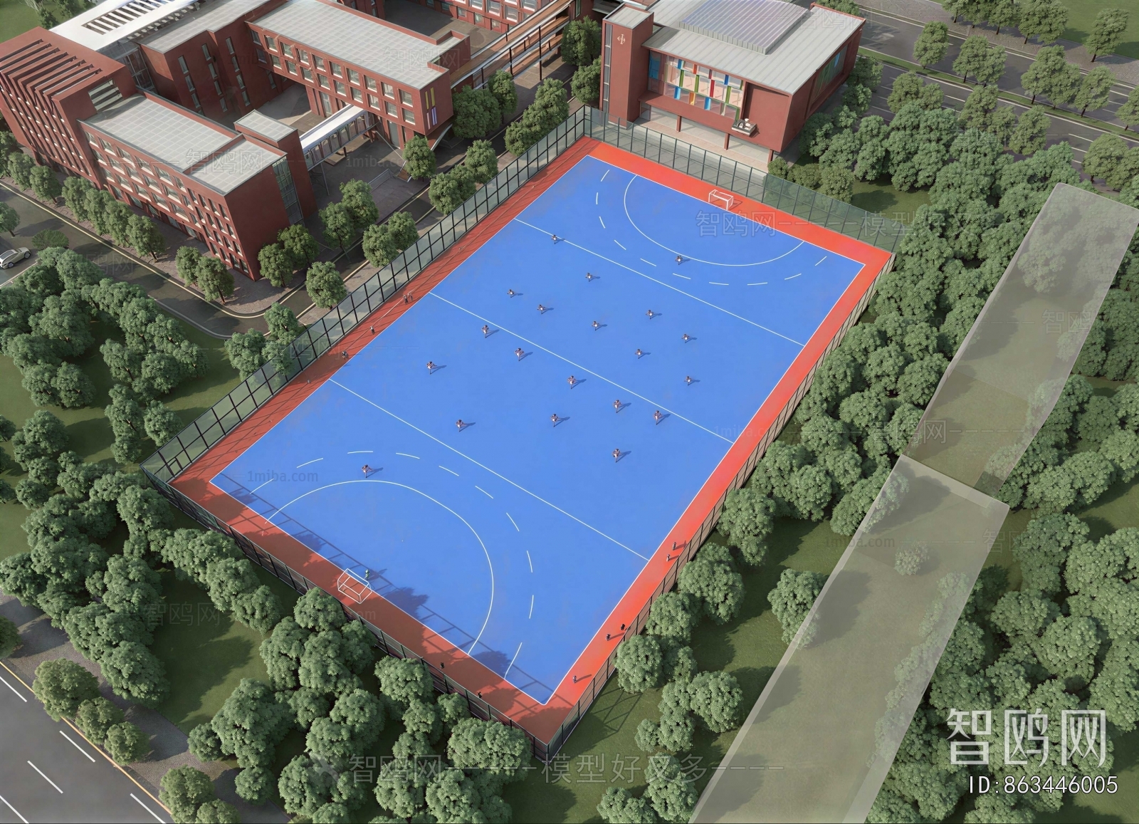 Modern Outdoor Sports Stadium