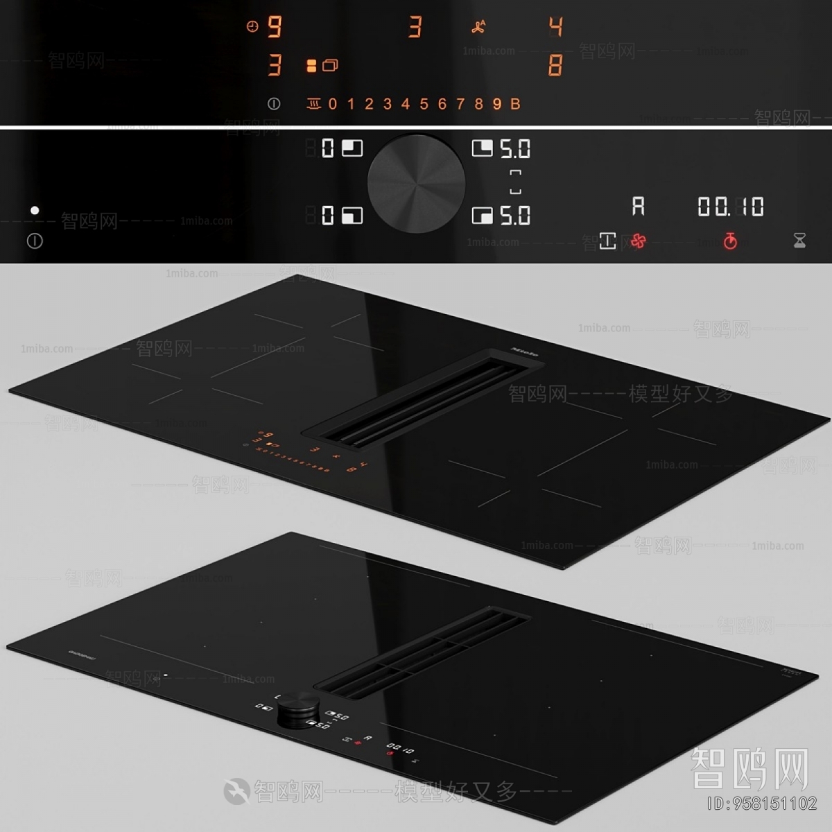 Modern Kitchen Electric Gas Range