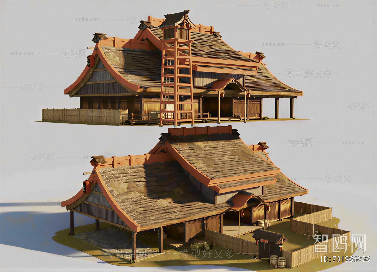 Chinese Style Appearance Of Commercial Building