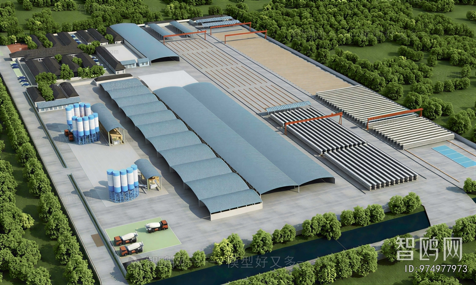 Modern Industrial Building
