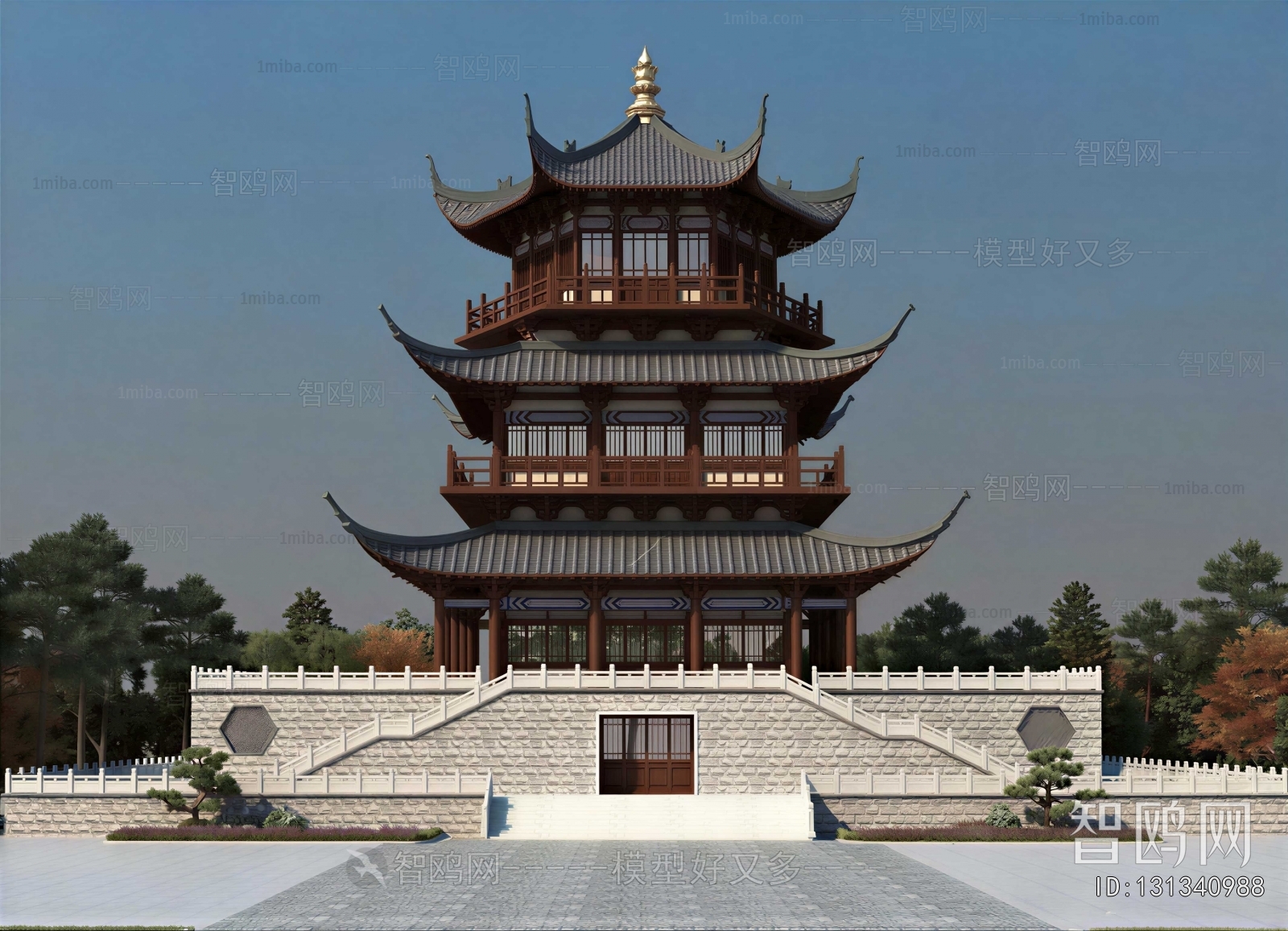 Chinese Style Tower