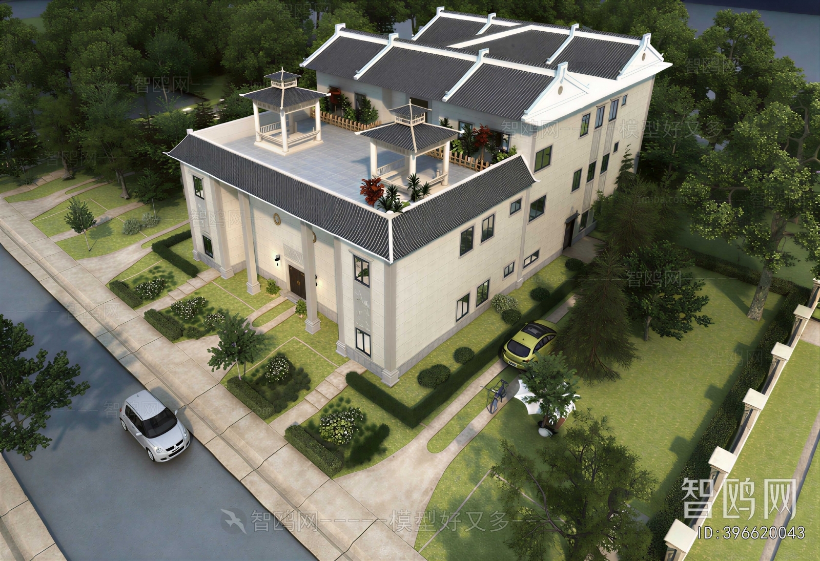 New Chinese Style Detached Villa