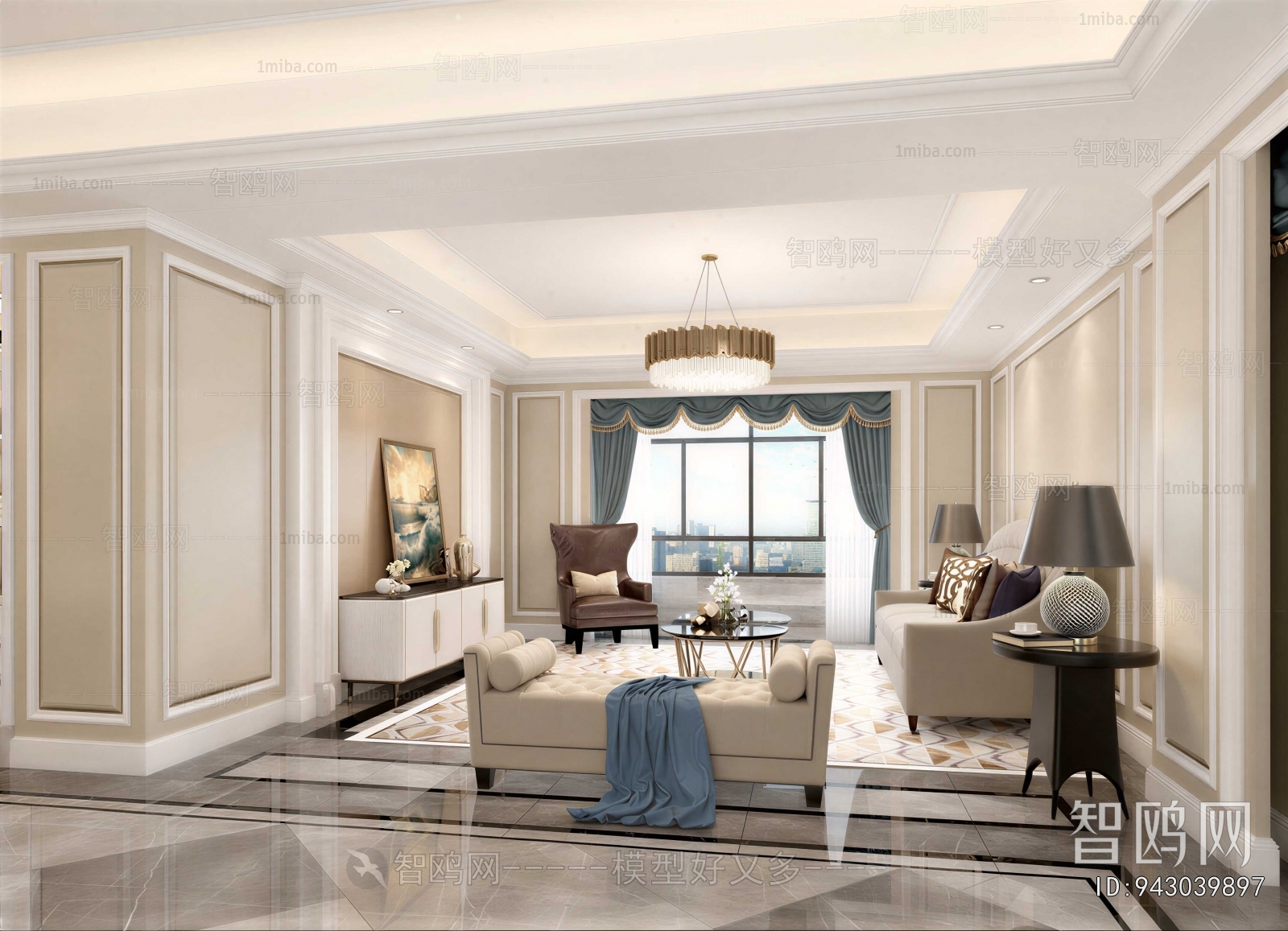American Style A Living Room