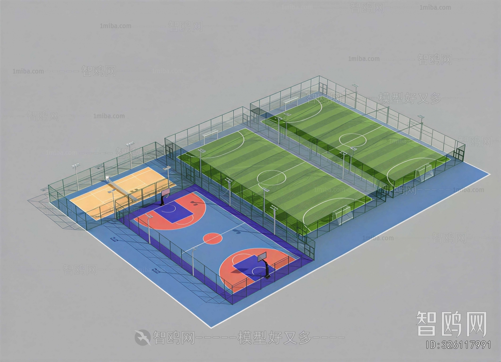 Modern Outdoor Sports Stadium