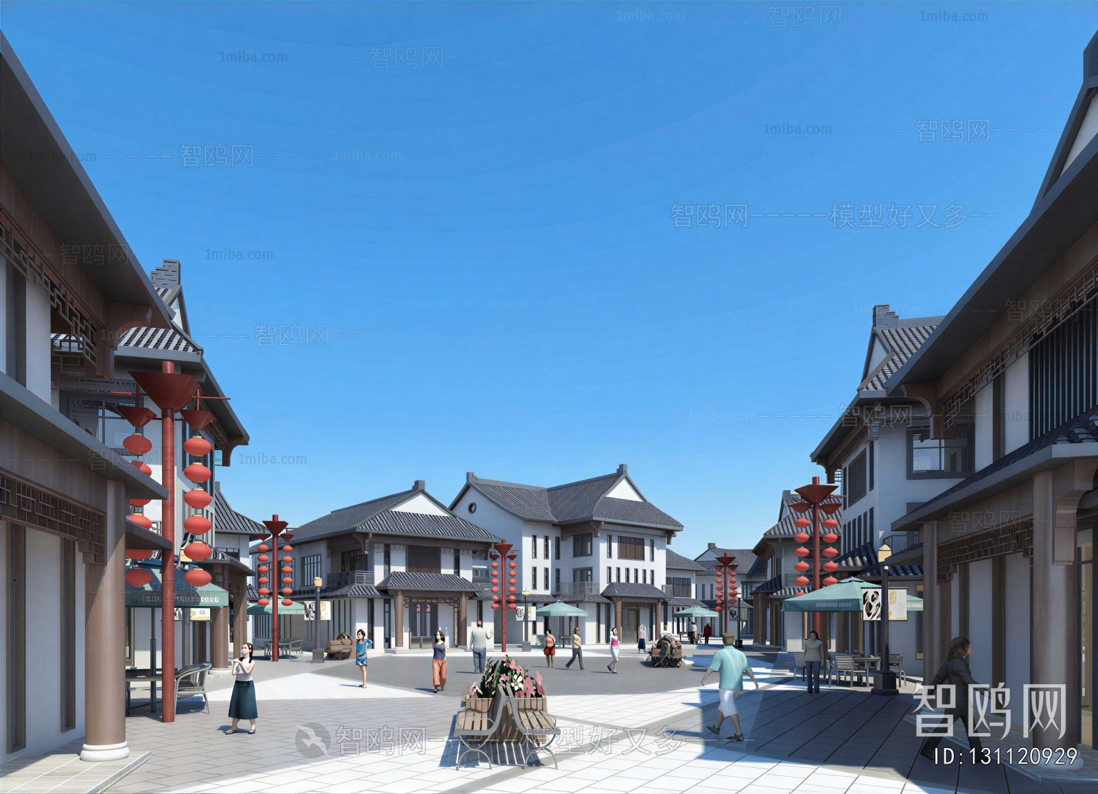 Chinese Style Commercial Street