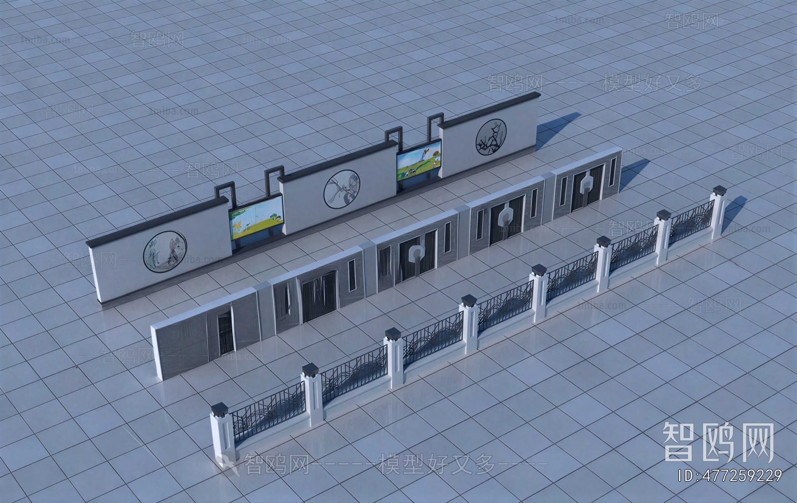 New Chinese Style Fence