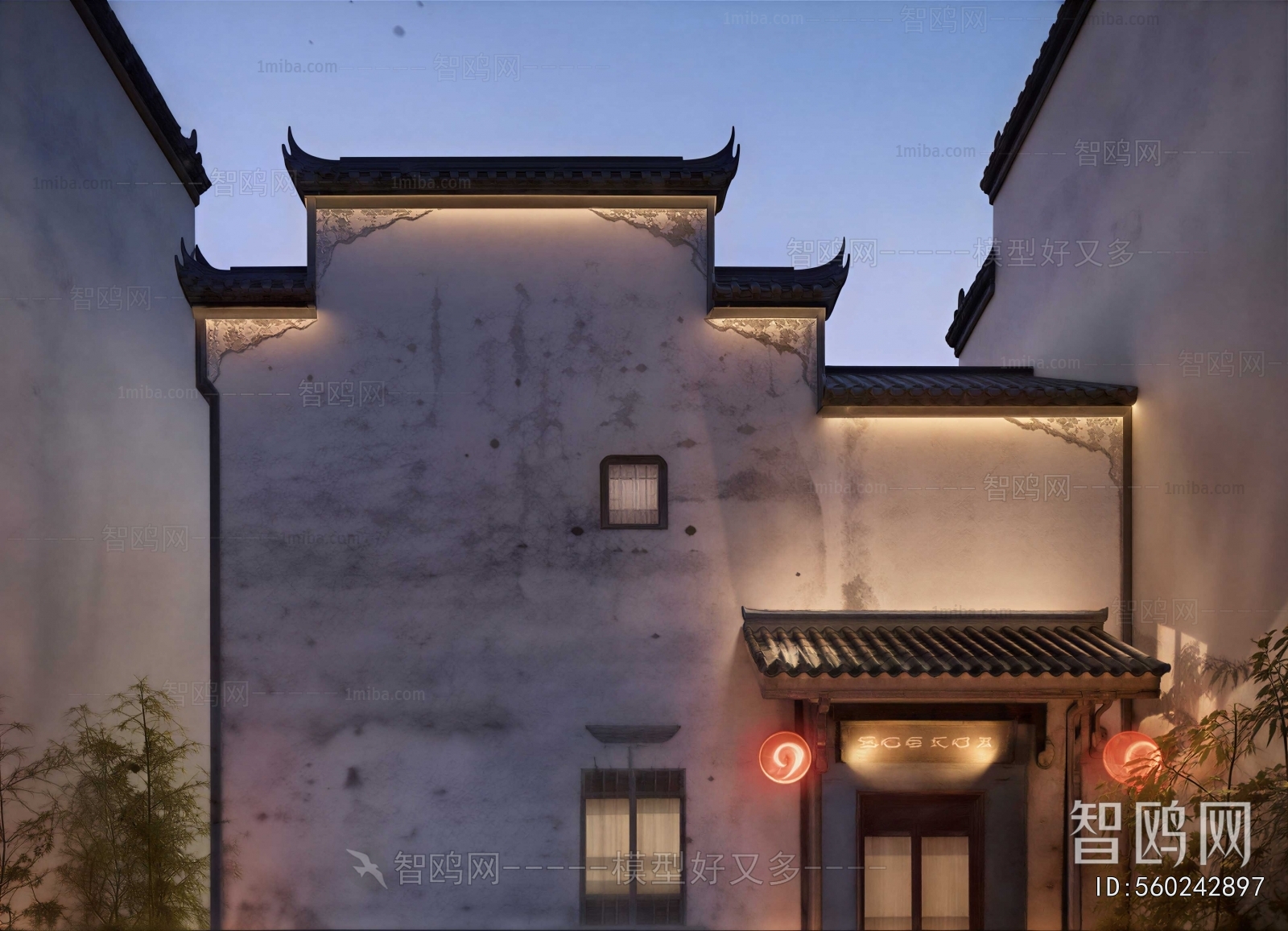 New Chinese Style Courtyard/landscape
