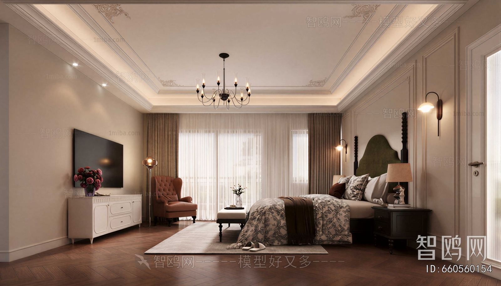 American Style Bedroom