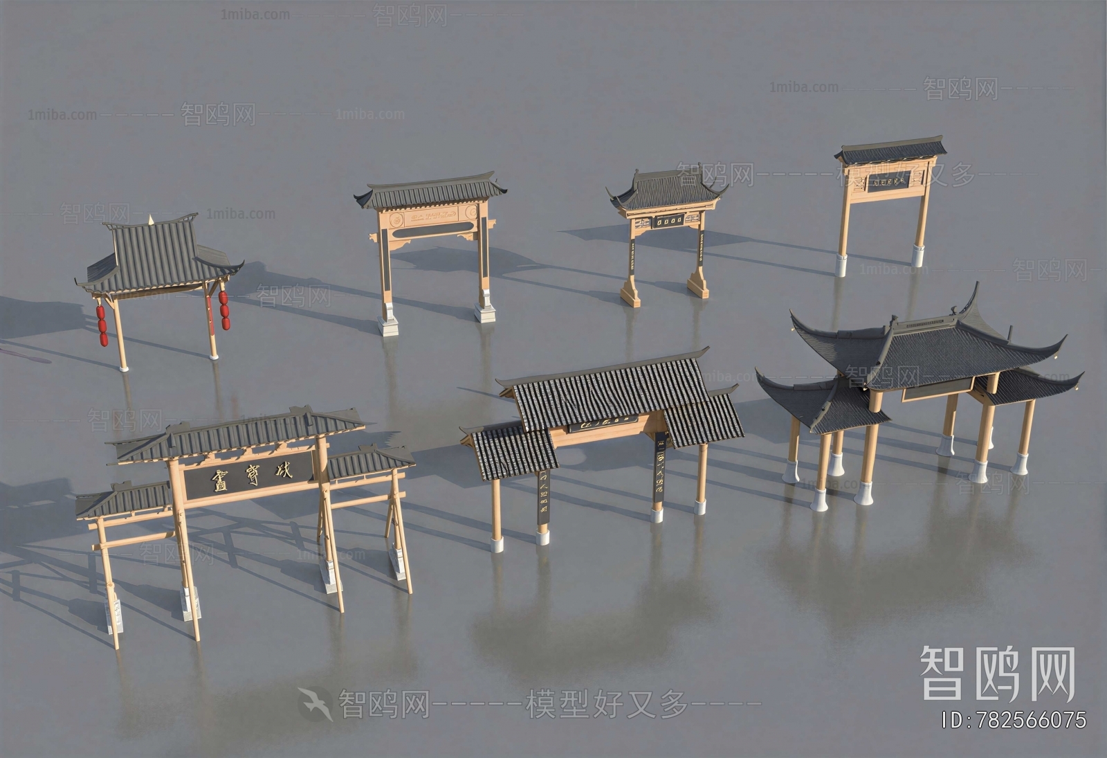 Chinese Style Building Component