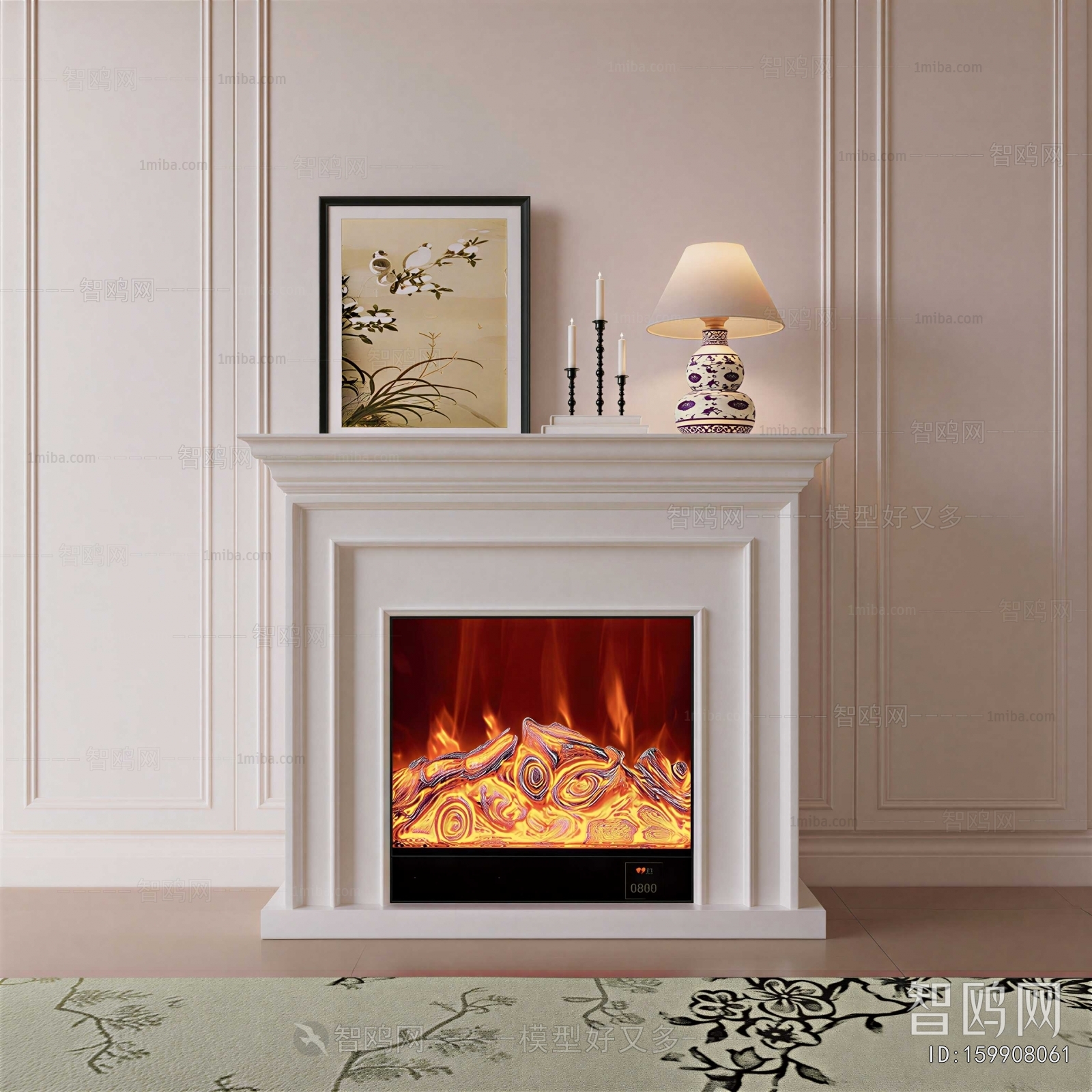 French Style Fireplace
