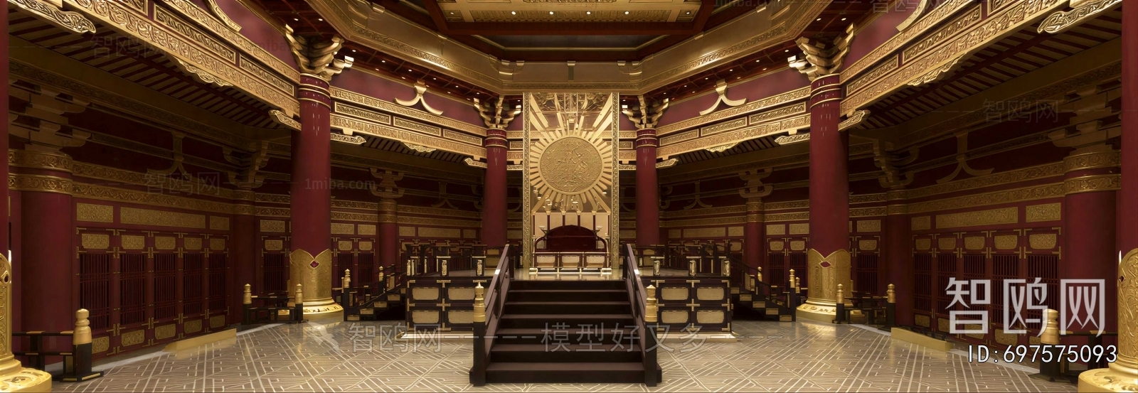 Chinese Style Ancient Architectural Buildings