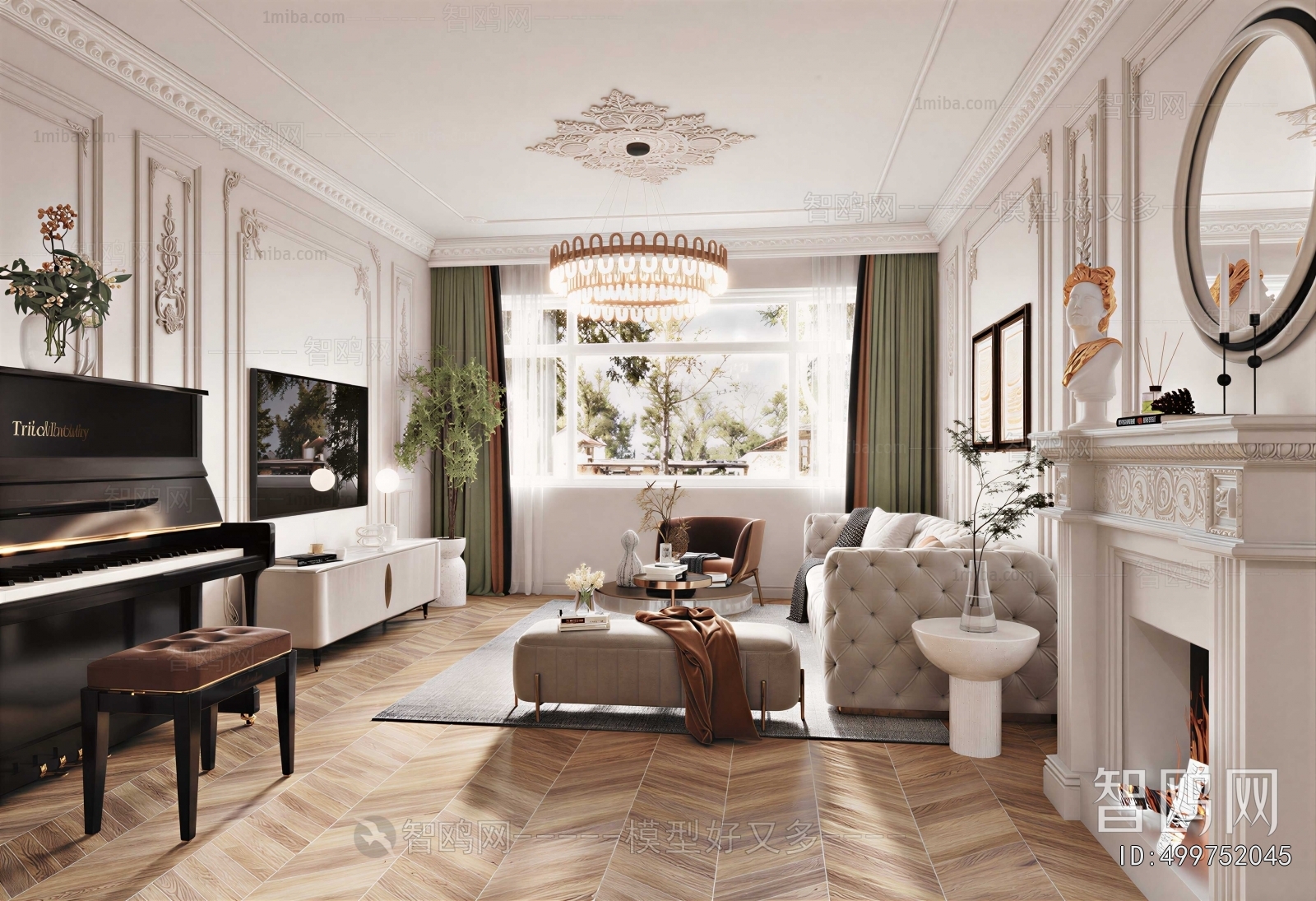 French Style A Living Room