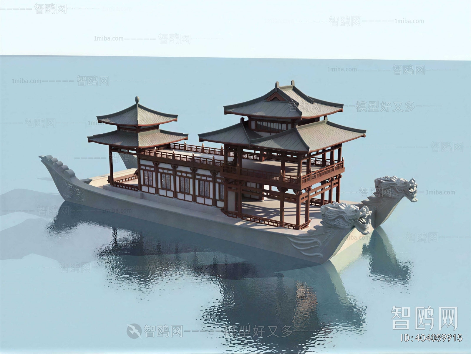 Chinese Style Ancient Architectural Buildings