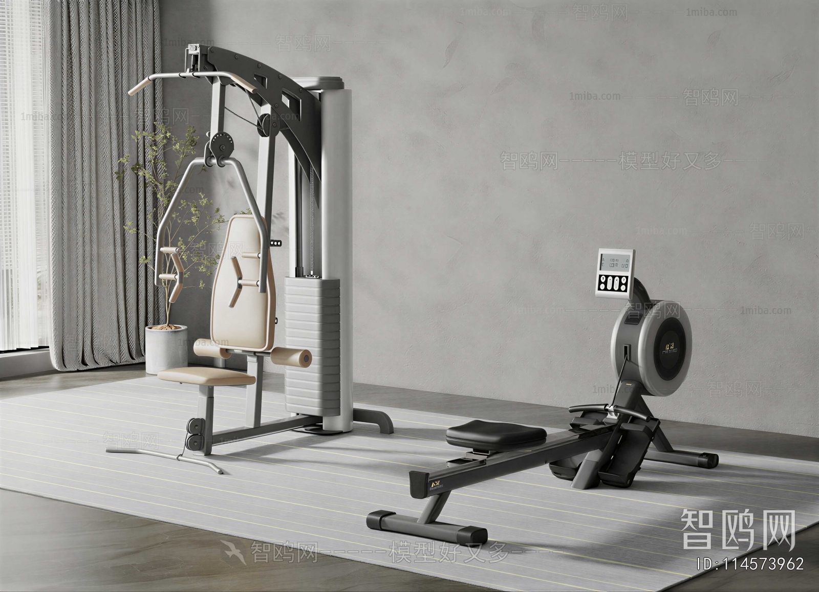 Modern Fitness Equipment