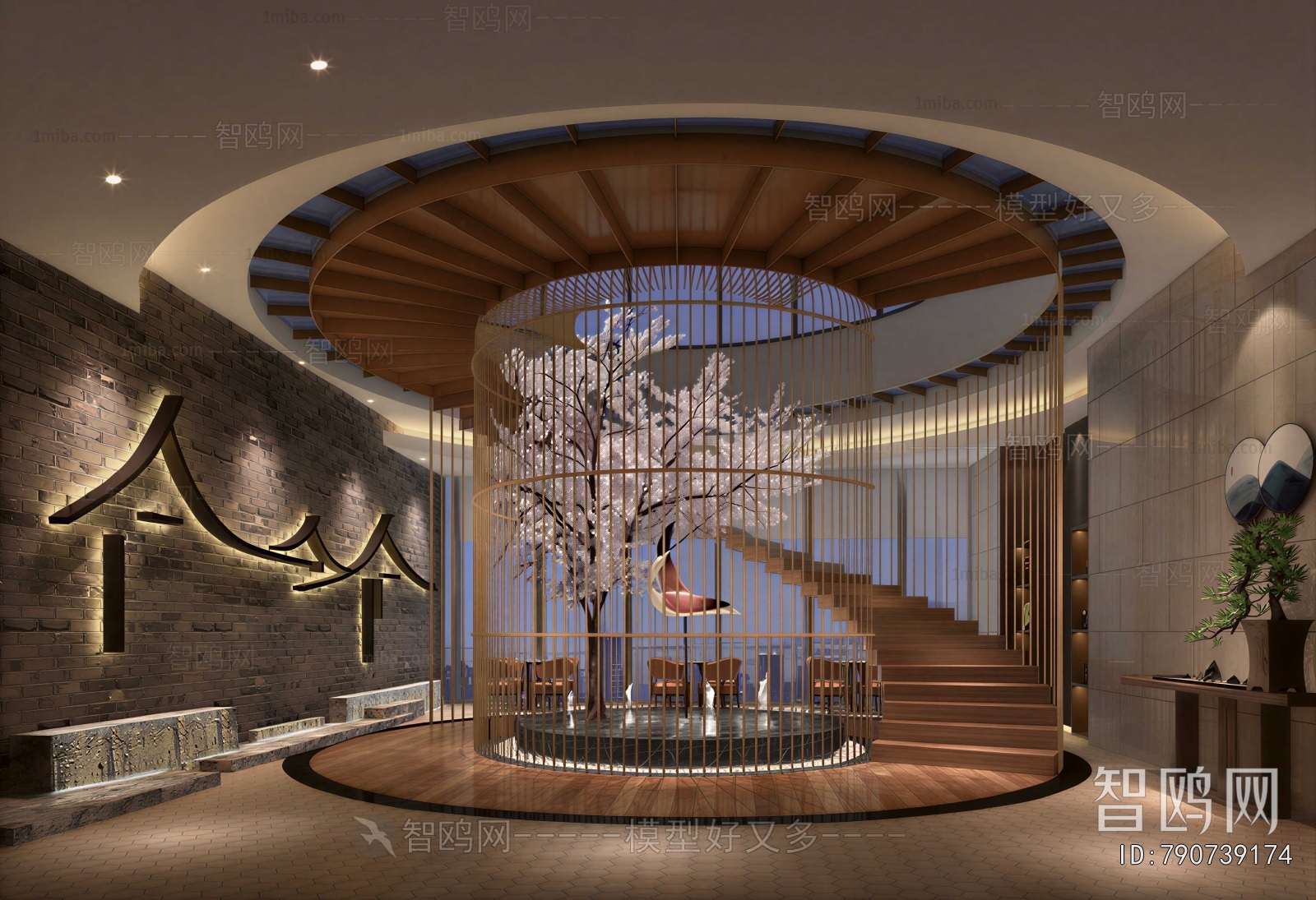 New Chinese Style Exhibition Hall