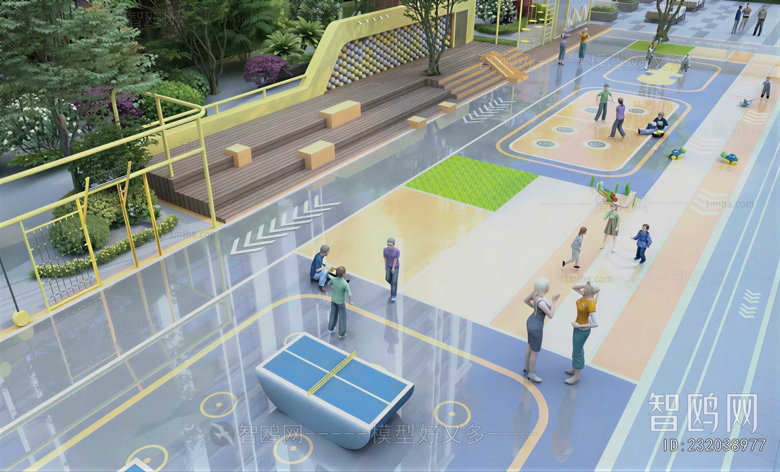 Modern Outdoor Sports Stadium