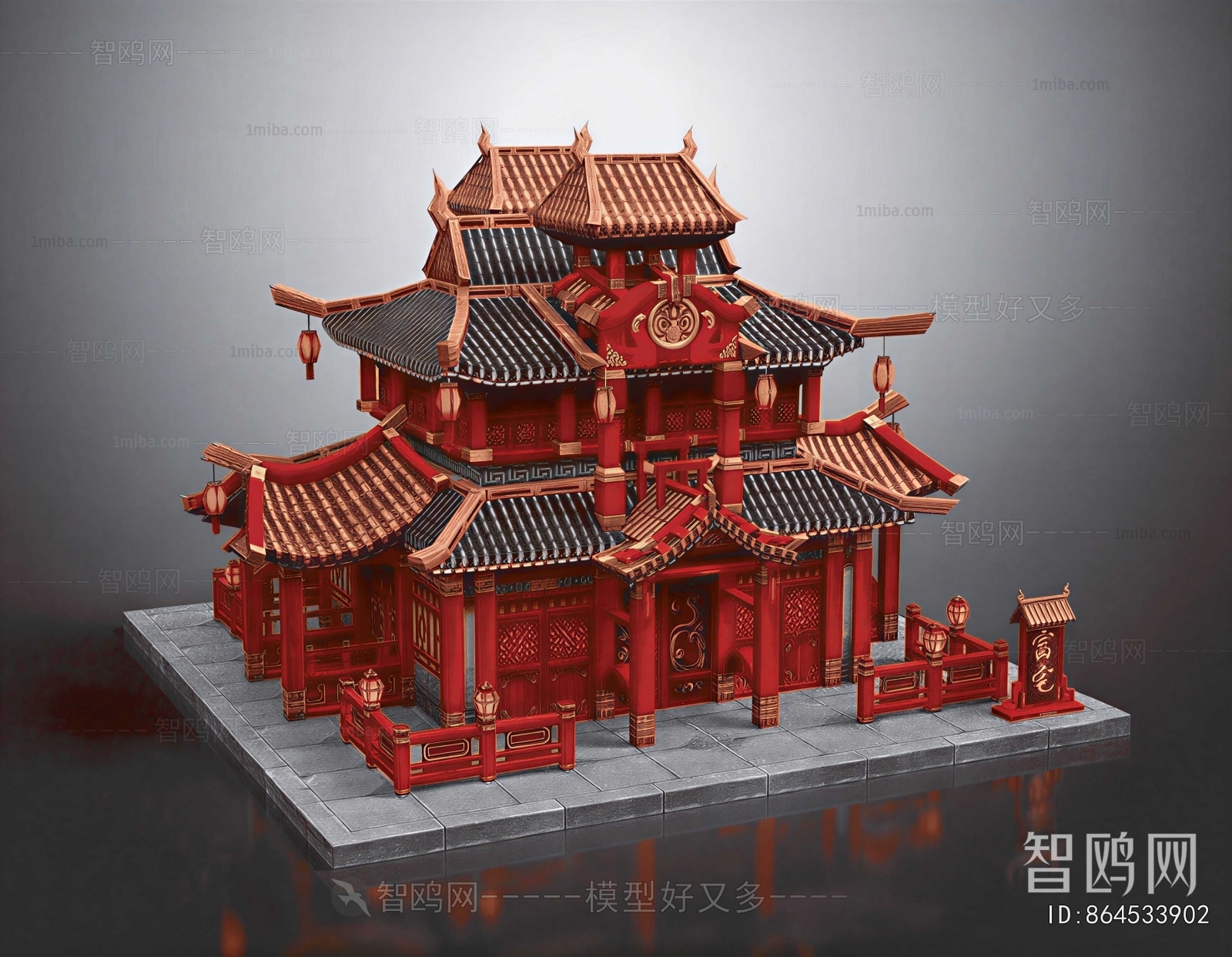 Chinese Style Ancient Architectural Buildings