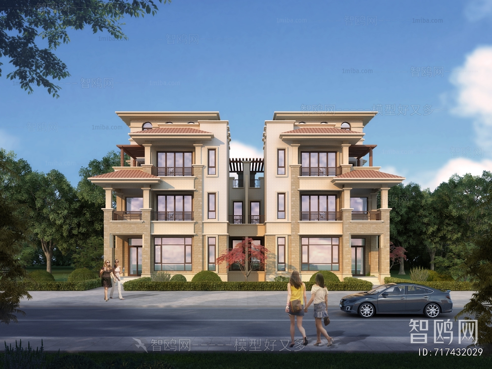 European Style Double Townhouse