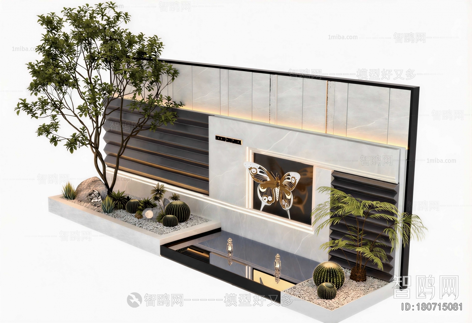 Modern Rockery Waterscape