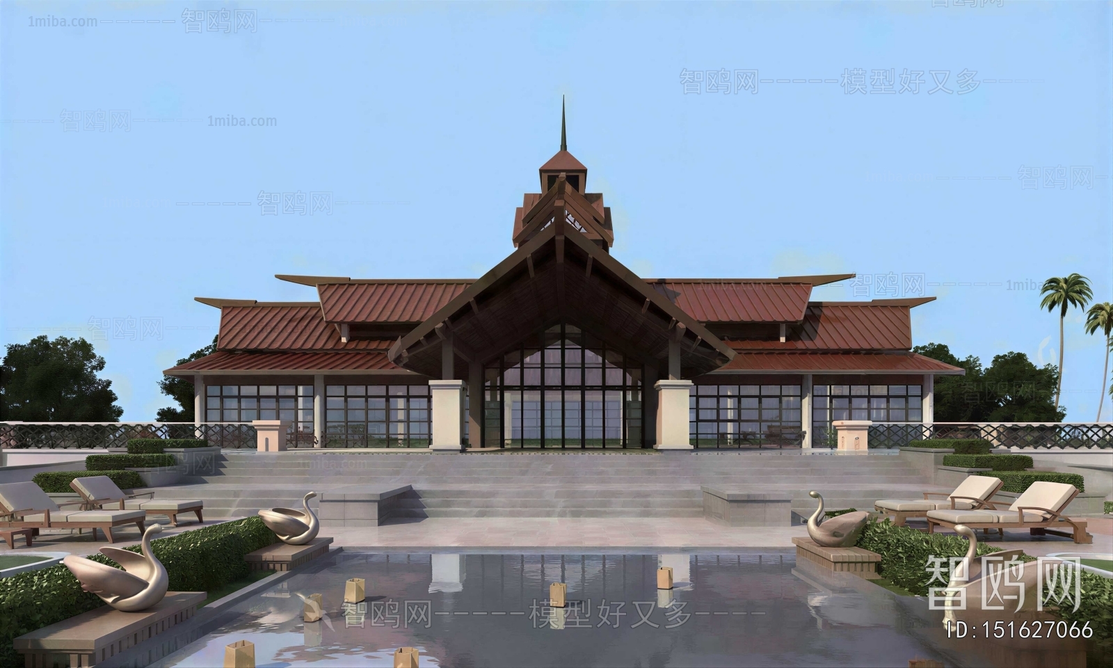 Southeast Asian Style Building Appearance