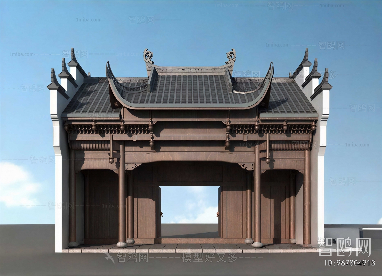 Chinese Style Ancient Architectural Buildings