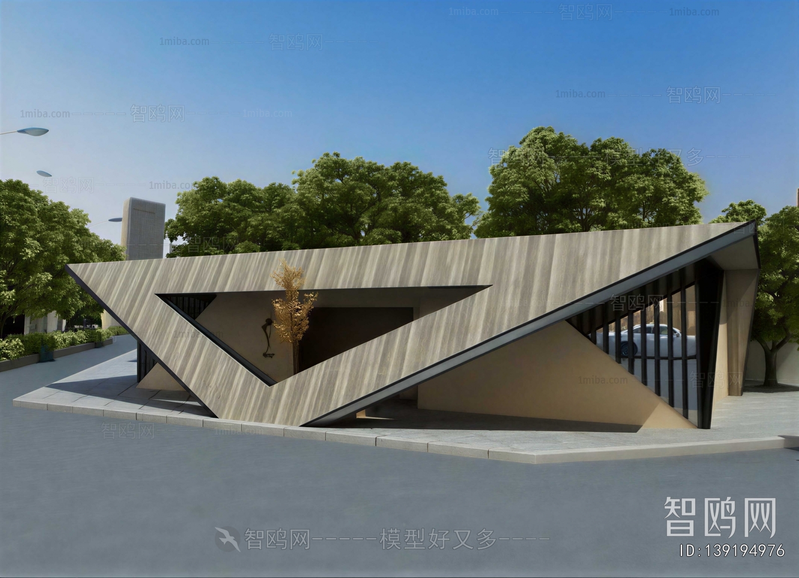 Modern Appearance Of Commercial Building