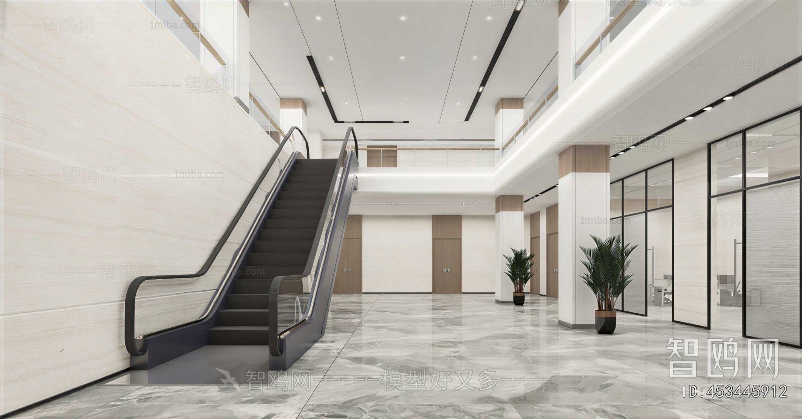 Modern Office Reception Desk