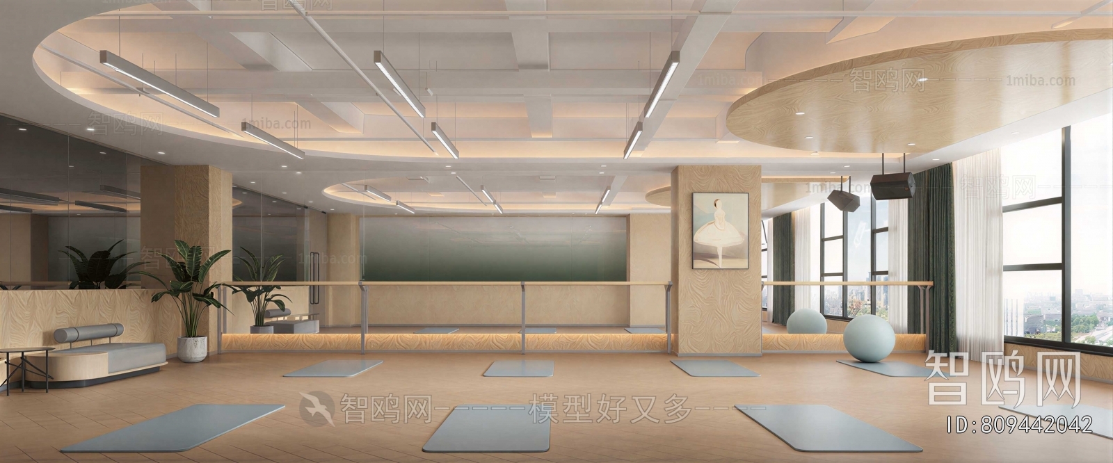 Modern Yoga Room