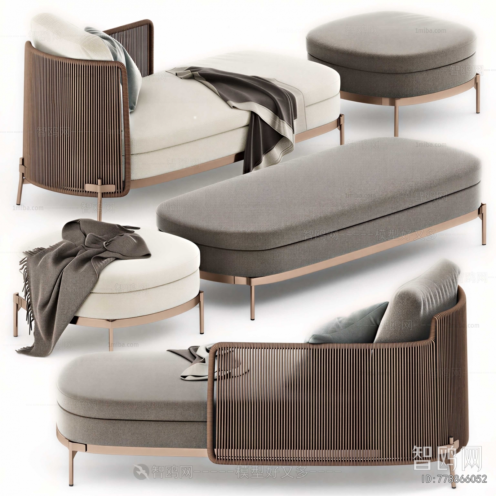 Modern Sofa Stool