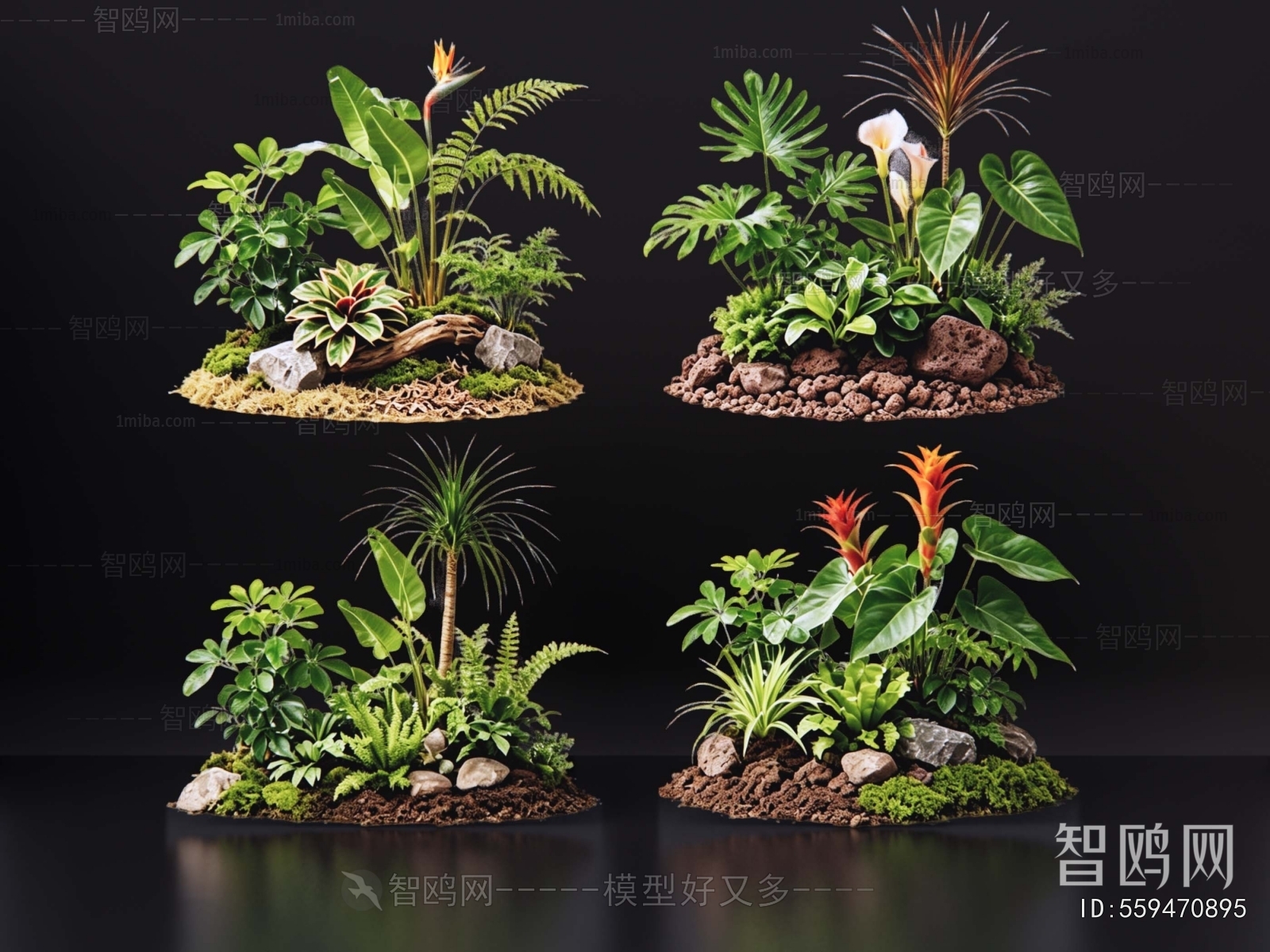 Modern Plant Pile