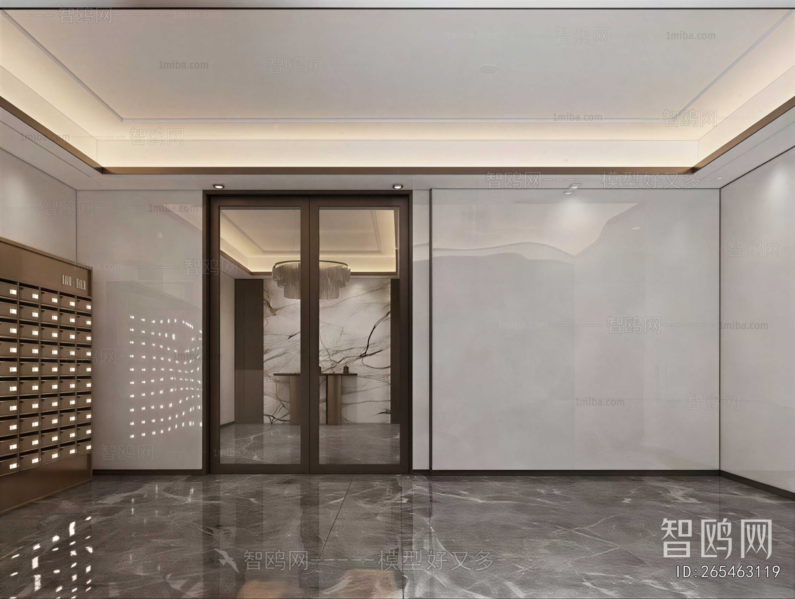 Modern Office Reception Desk