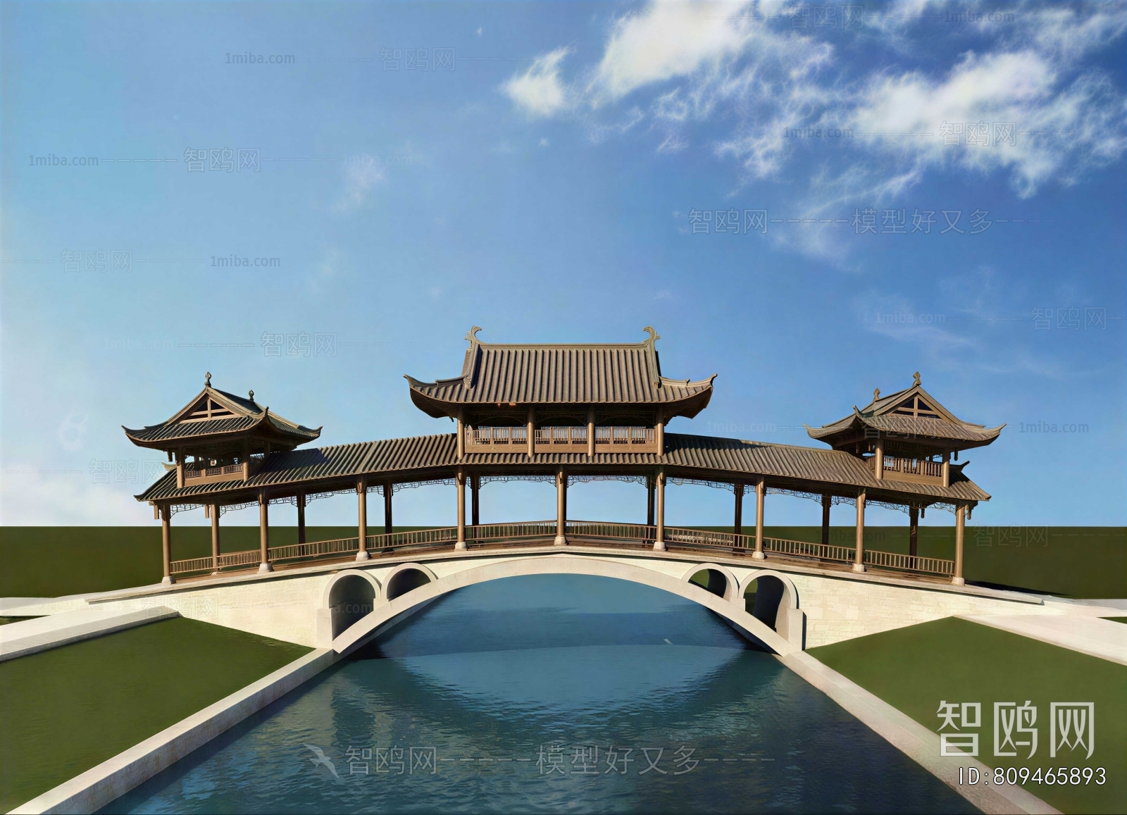 Chinese Style Ancient Architectural Buildings