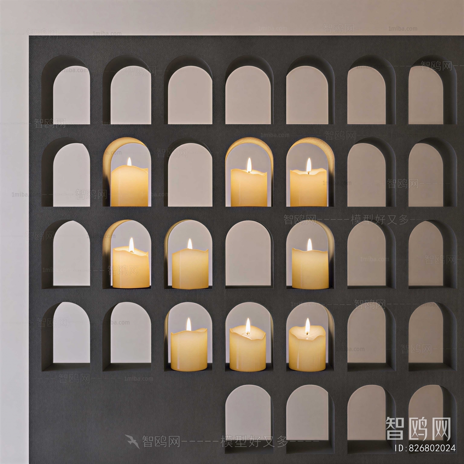 Modern Cement Brick Screen Partition