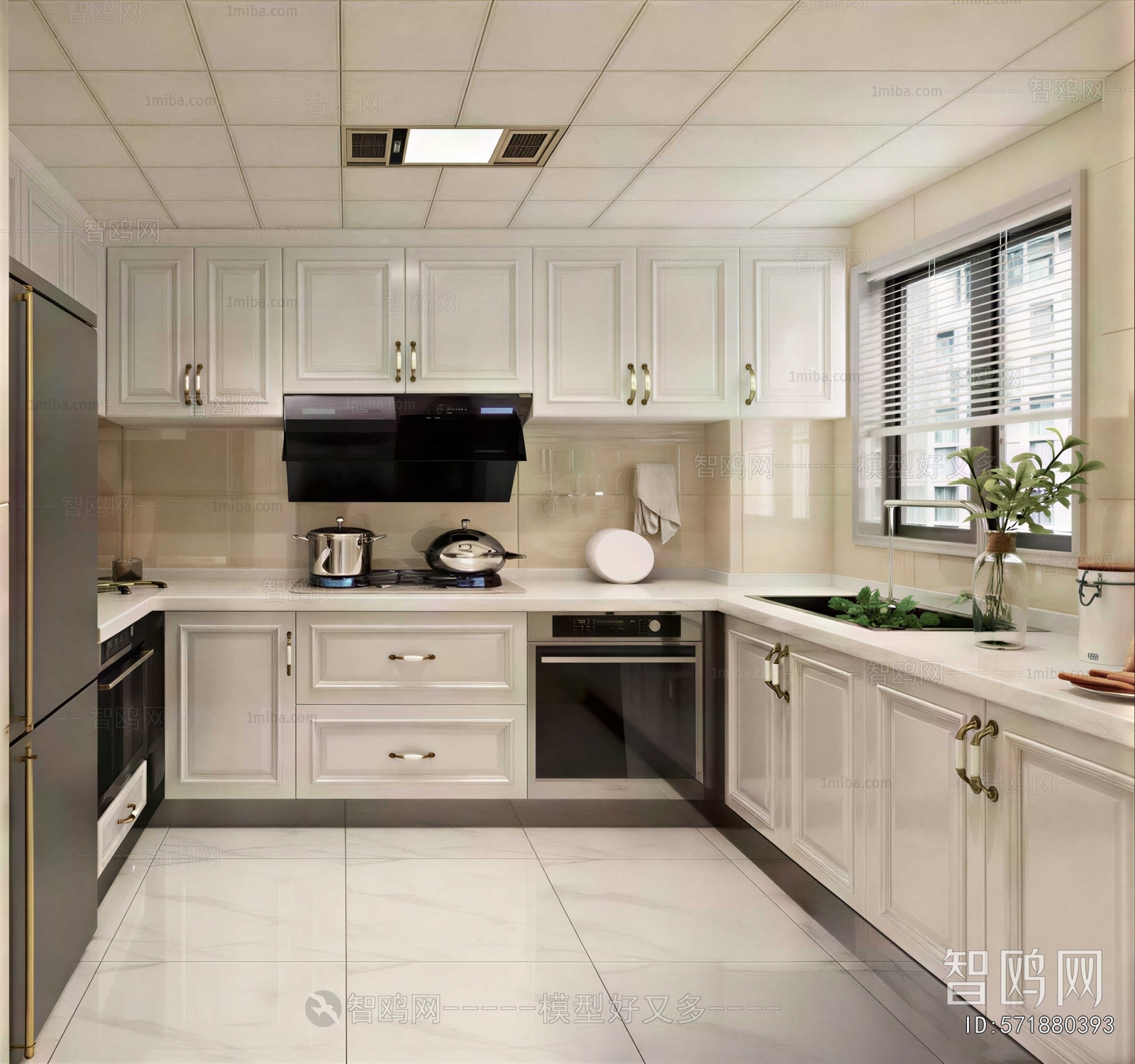 Simple European Style The Kitchen