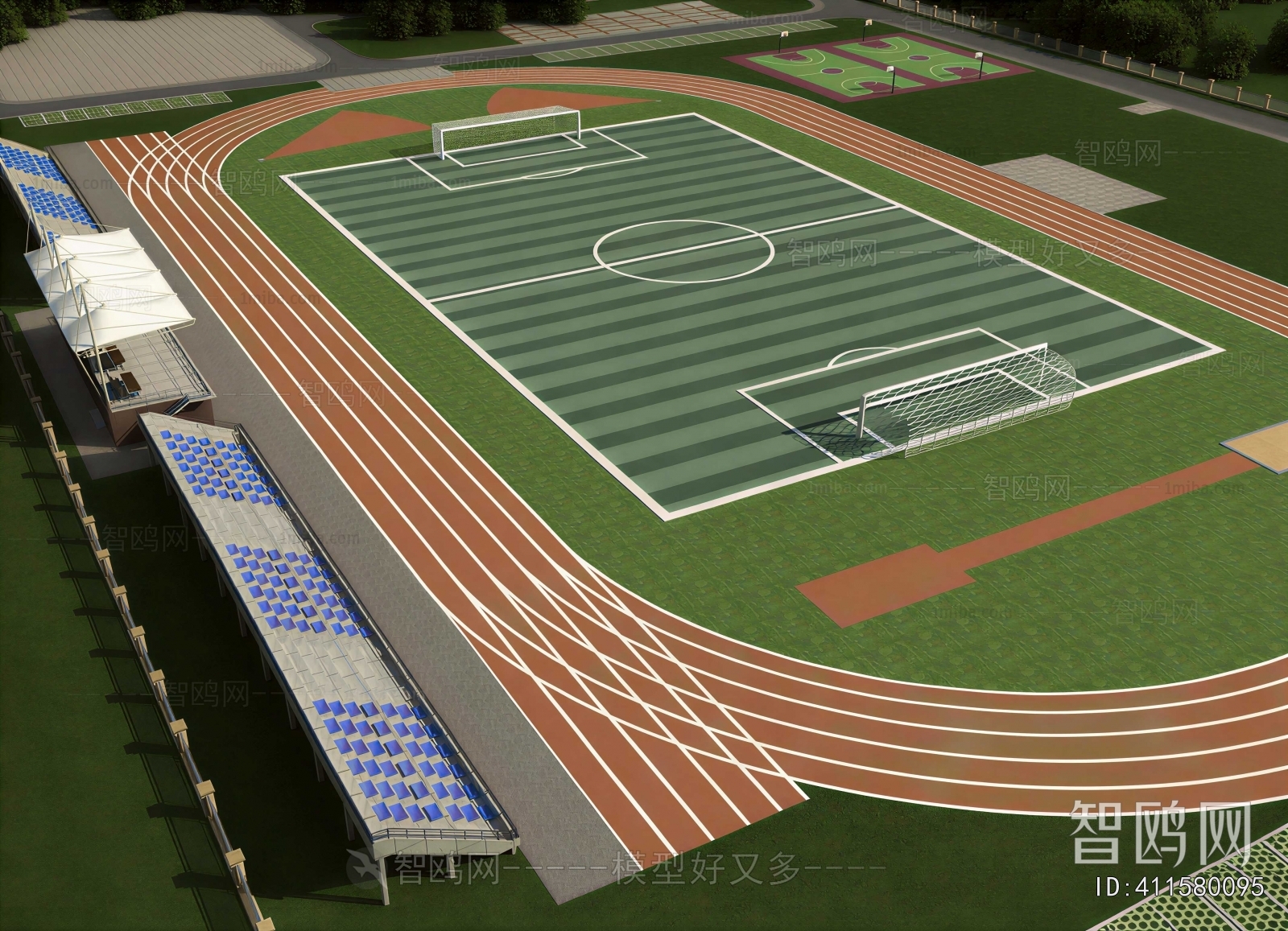 Modern Outdoor Sports Stadium