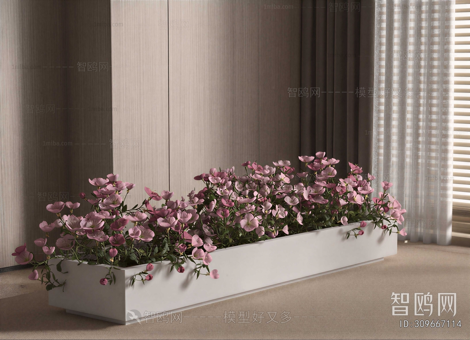 Modern Flower Bed, Flower Bowl, Flower Box