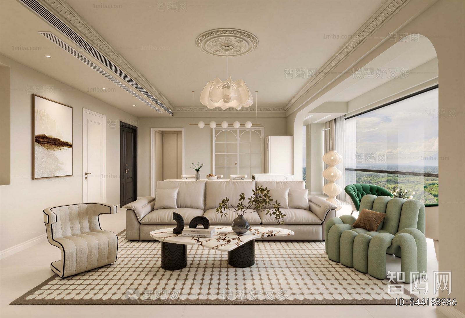 French Style A Living Room