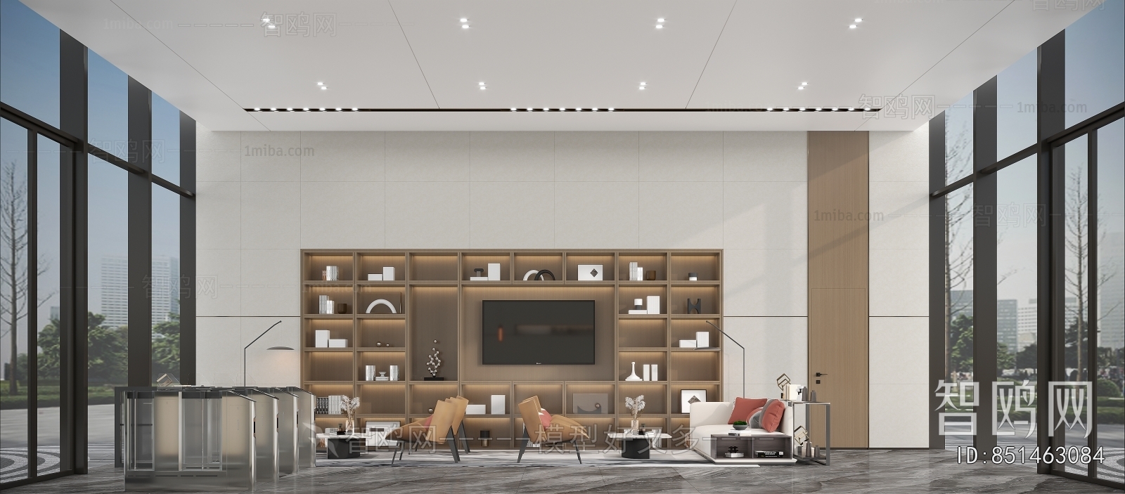 Modern Real Estate Sales Office
