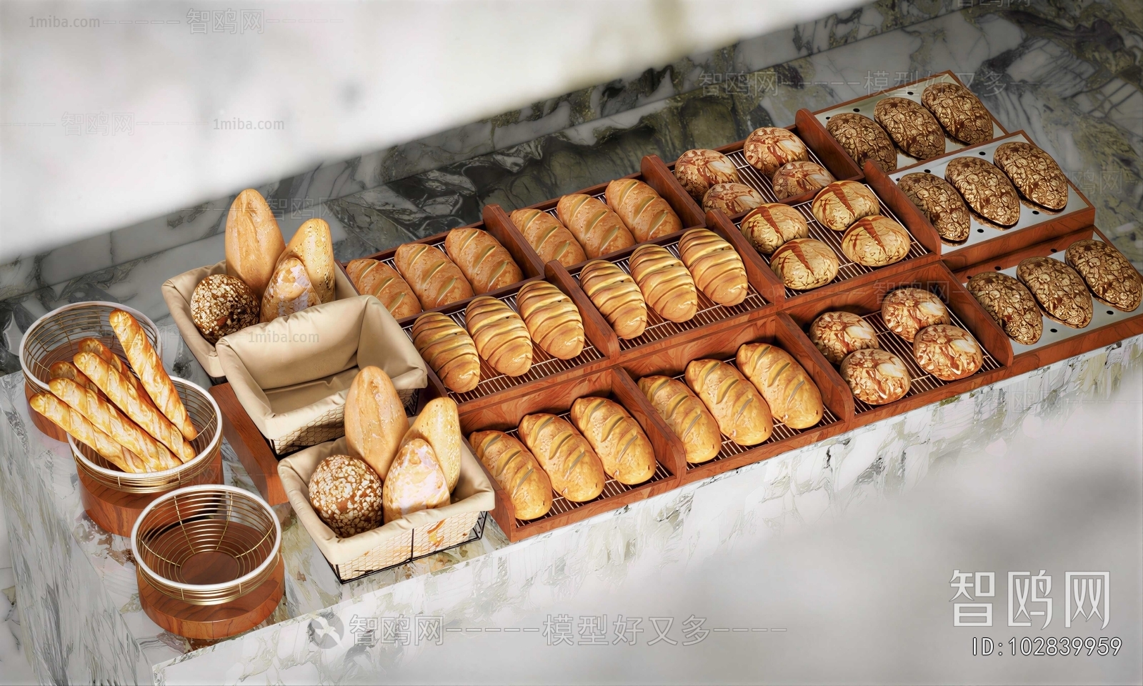 Modern Bread Cake