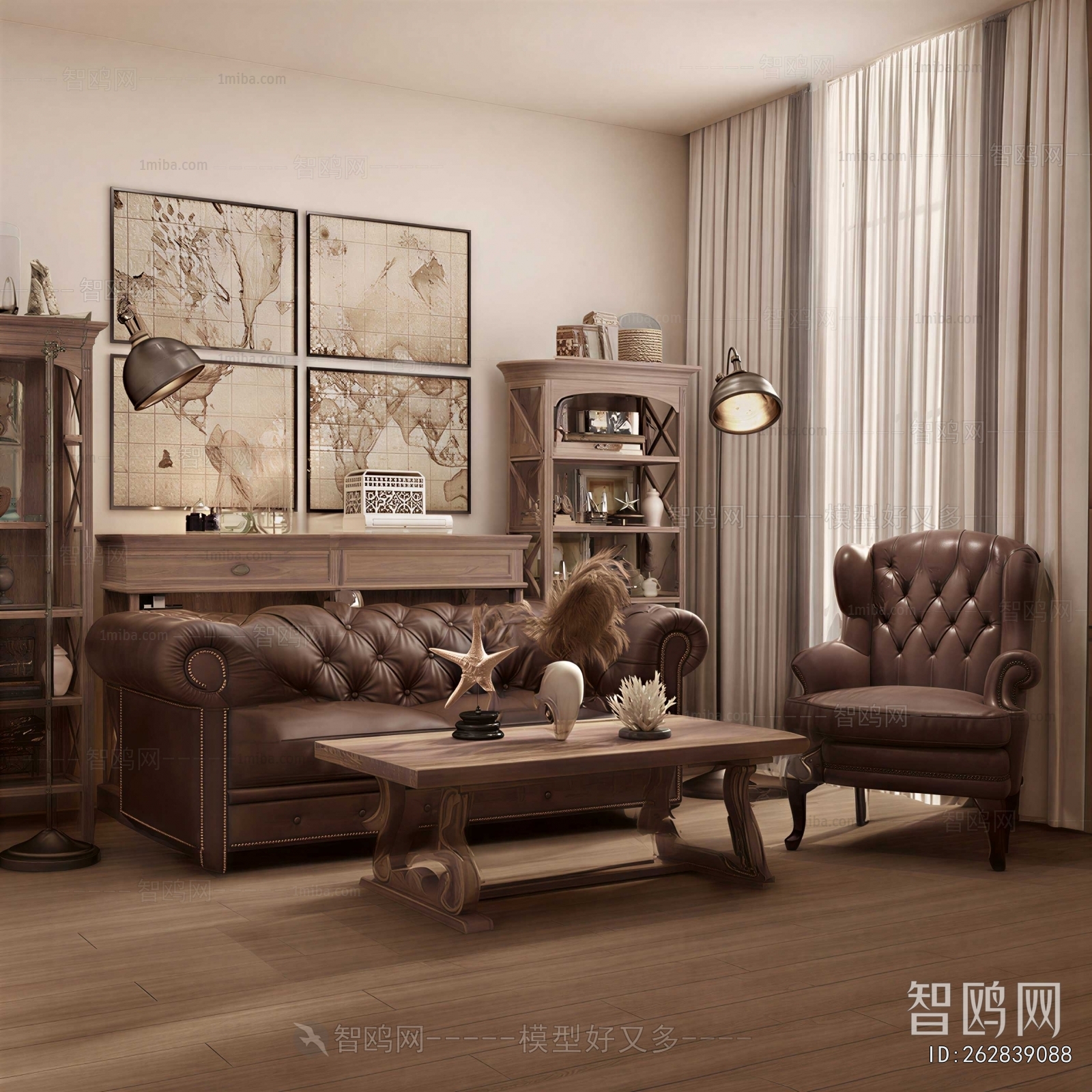 American Style Sofa Combination