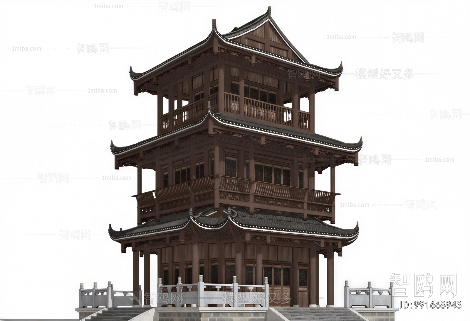Chinese Style Ancient Architectural Buildings